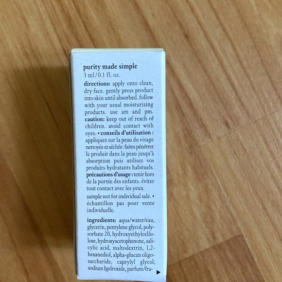 Philosophy Purity made simple pore minimizing serum 3 ml / .1 fl oz - Picture 2 of 5